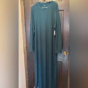 Old Navy Green Long Sleeve Dress